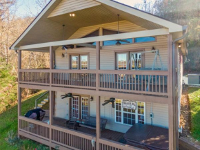 Gone Fishing Lake Lodge Lakefront, Game Room, Hot Tub, Boat Ramp, Floating Swimming Dock, and Fire Pit